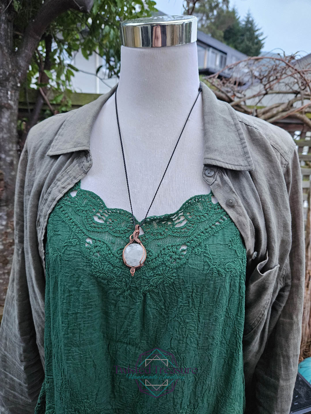 Quartz Copper Necklace
