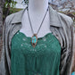 Amazonite Bronze Tree Necklace