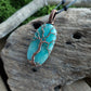 Amazonite and Copper Tree of Life Necklace