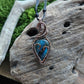 Labradorite Copper Heart Necklace