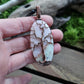 Morganite and Copper Tree of Life Necklace