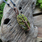 Vesuvianite Copper Tree of Life Necklace