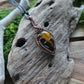 Tiger's Eye Copper Heart Necklace
