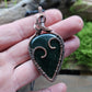 Green Aventurine Copper Heart Necklace