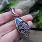 Labradorite Copper Moon Necklace