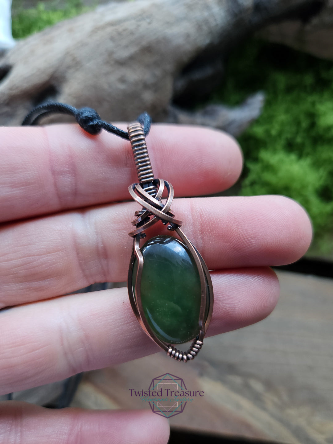 Serpentine Copper Necklace