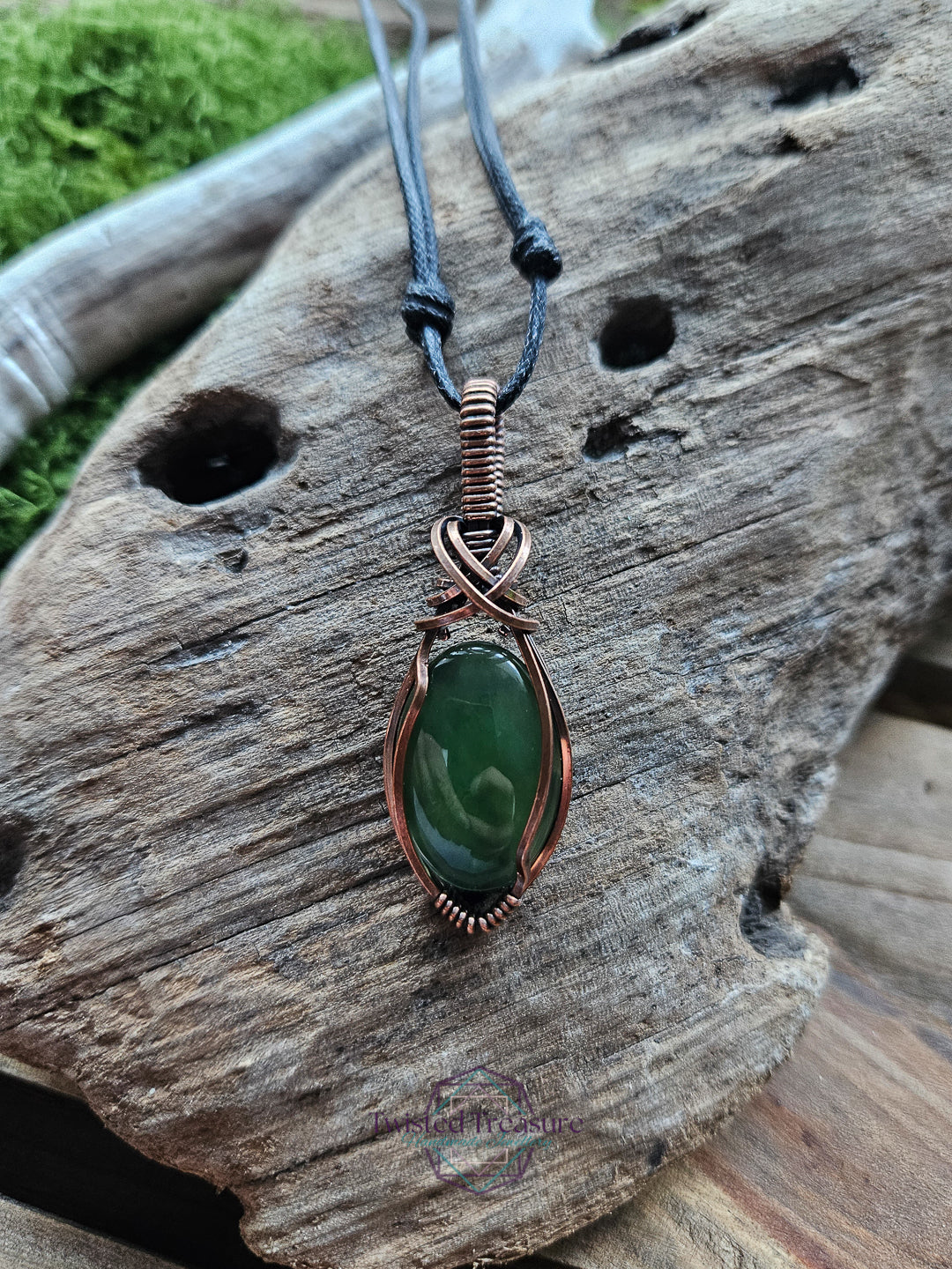 Serpentine Copper Necklace