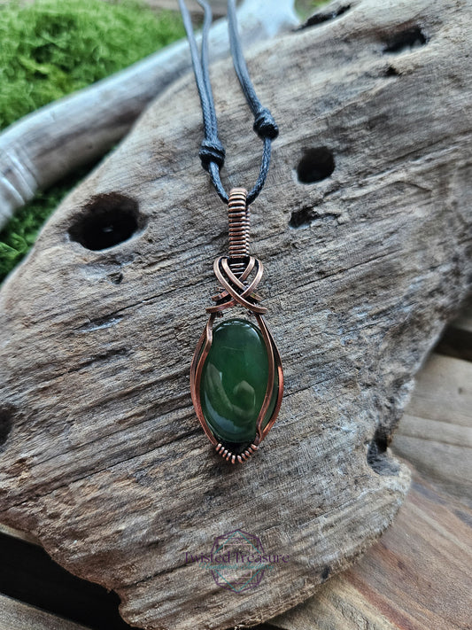 Serpentine Copper Necklace