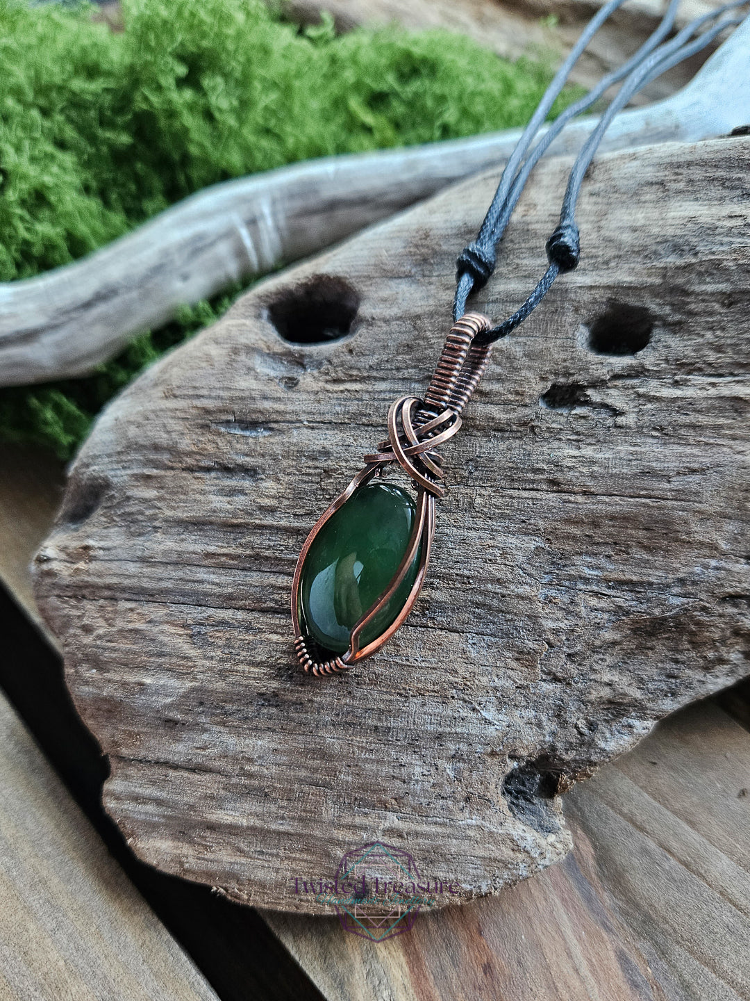 Serpentine Copper Necklace