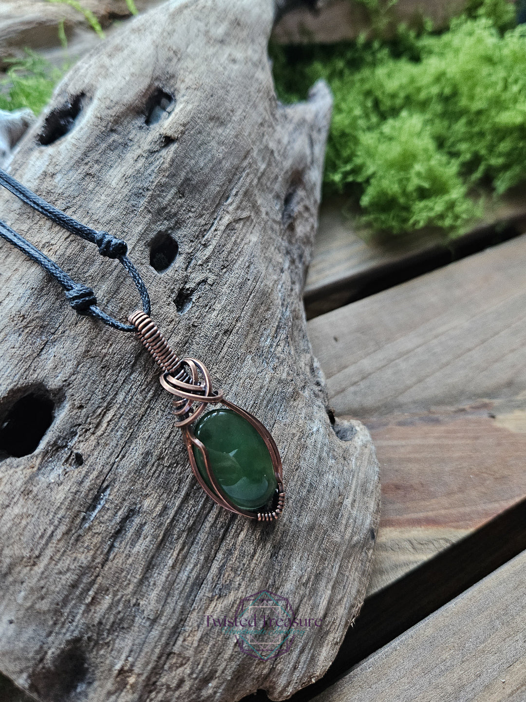 Serpentine Copper Necklace