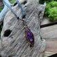 Reconstituted Turquoise Copper Necklace