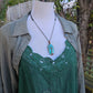 Amazonite and Copper Tree of Life Necklace