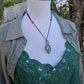 Labradorite Copper Heart Necklace
