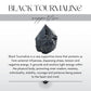 Black Tourmaline and Silver Bracelet