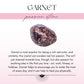 'Nefertiti' -Garnet and Copper Necklace