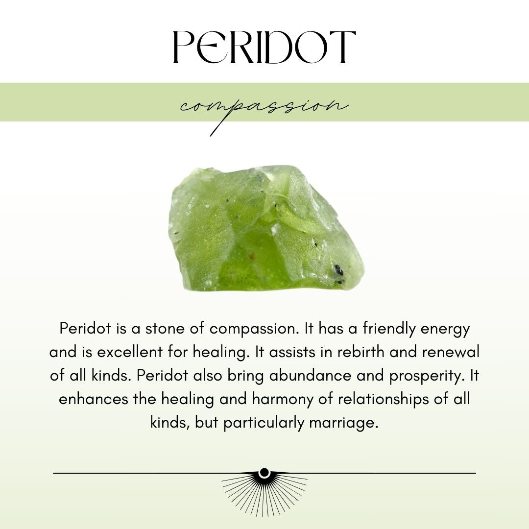 Peridot and Silver Bracelet - August