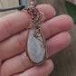 Moonstone and Copper Necklace