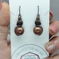 Gemstone and Copper Bauble Earrings