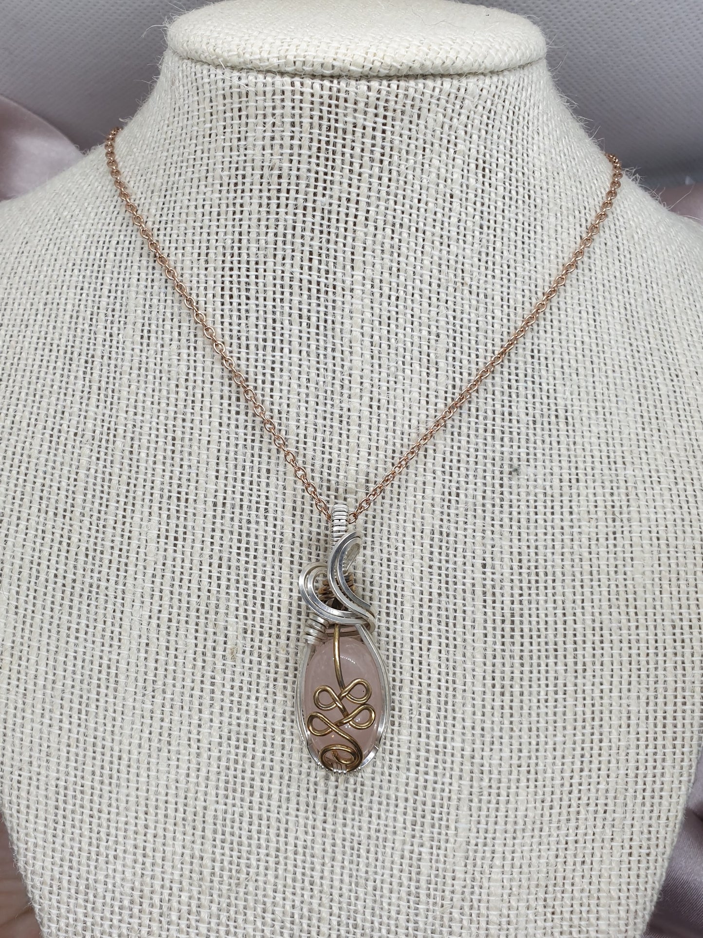 UPGRADE - Stainless Steel Rose Gold Chain 17.5in (for copper & Rose Gold Necklaces)