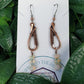 Opal and Copper Dangle Earrings